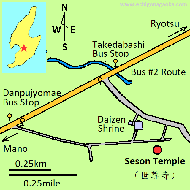 map of Seson Temple
