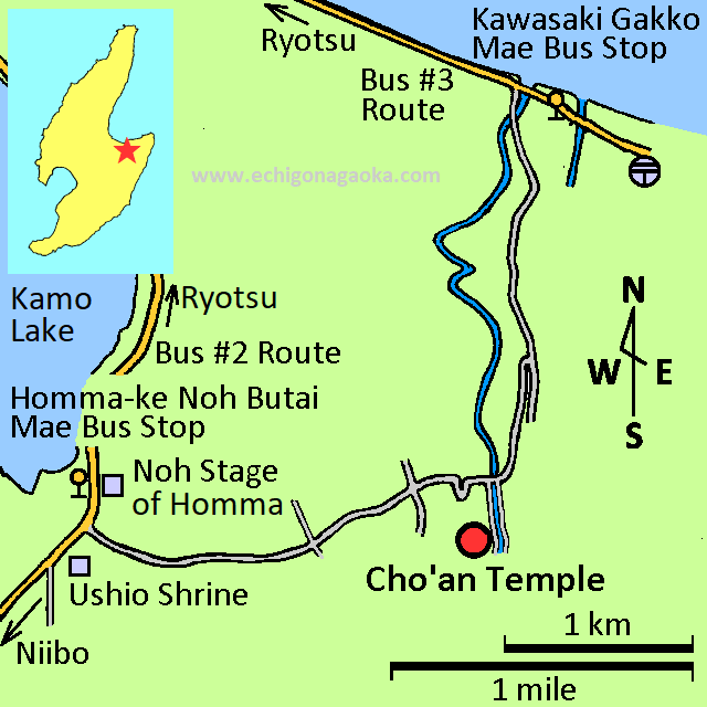 map of Choan Temple
