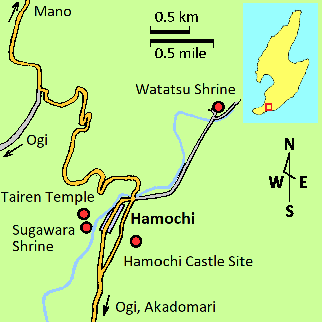 map of Hamochi on top page