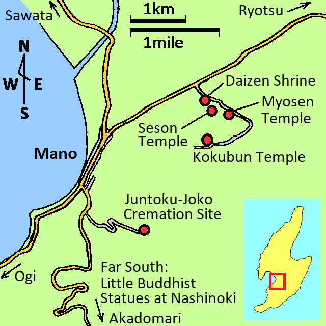 map of Mano on top page