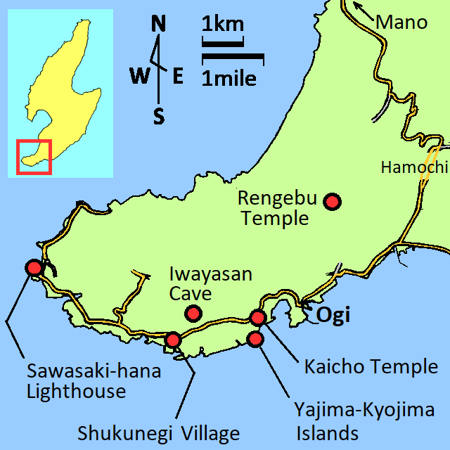 map of Ogi on top page