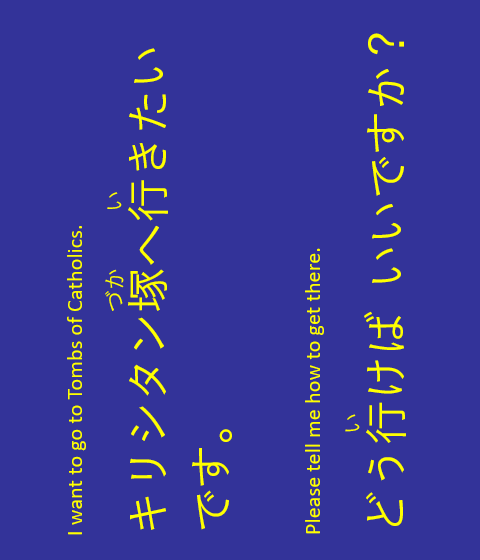 I want to go to Tombs of Catholics